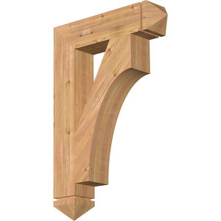 Ekena Millwork Westlake Arts & Crafts Smooth Bracket, Western Red Cedar, 5 1/2"W x 26"D x 38"H BKT06X26X38WTL03SWR